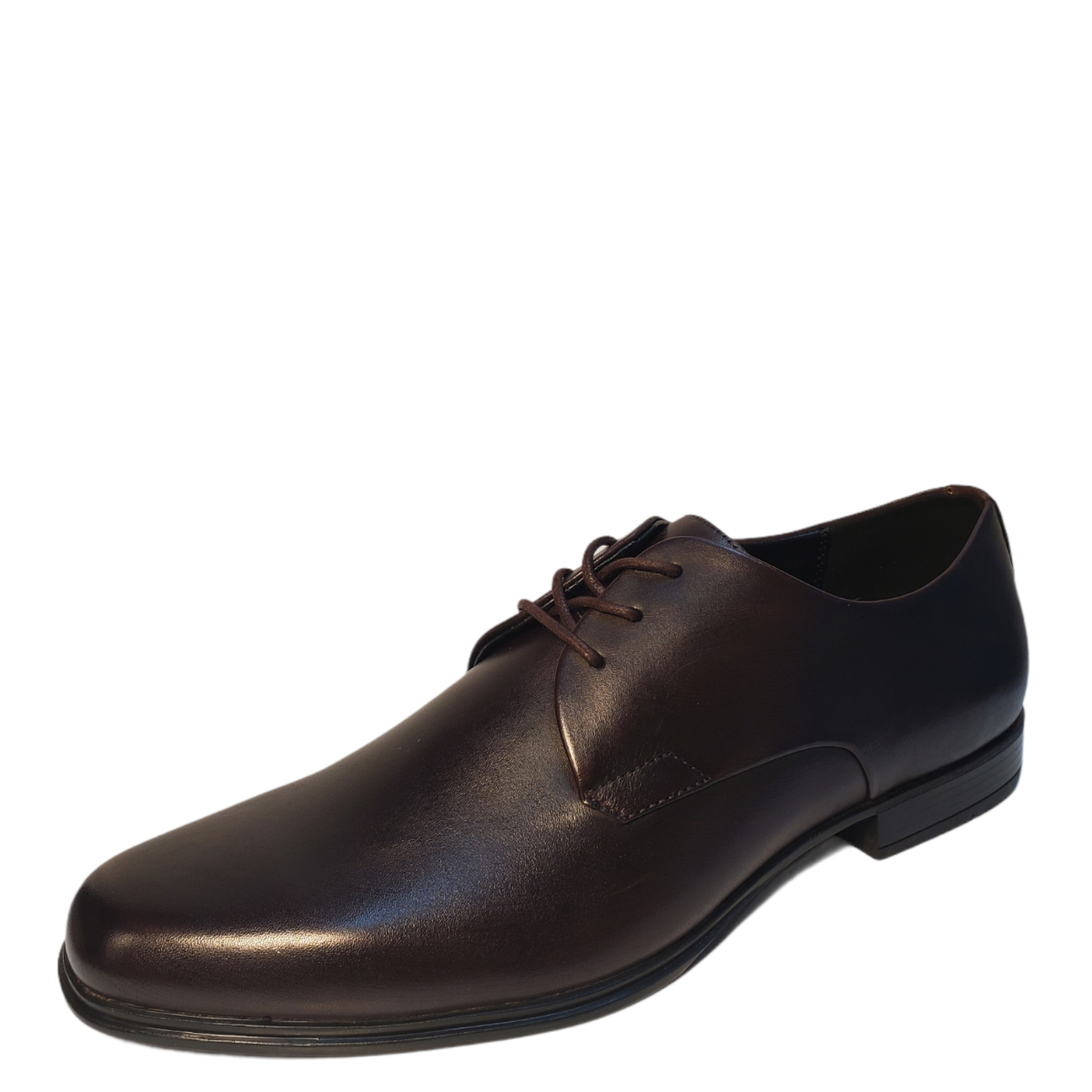 Calvin Klein Men's Dillinger Crust Oxford Leather Mahogany Red 11M  Affordable Designer Brands