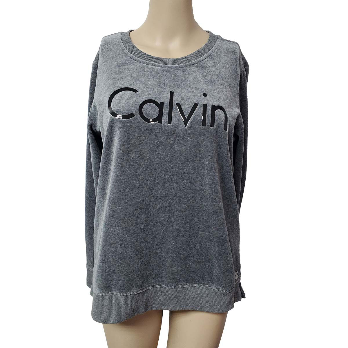 Calvin klein velour sweatshirt online