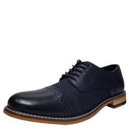 Buy Bar III Men's Shoes Parker Denim Leather Slip On Dress Oxfords