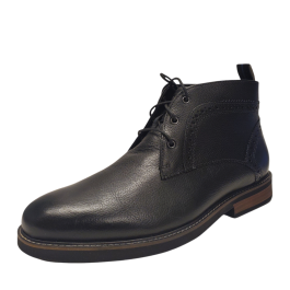 Nunn Bush Mens Ozark Plain Chukka Boots Black Tumble 10W Affordable Designer Brands Affordable Designer Brands