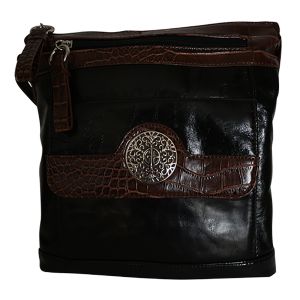Giani Bernini Cognac crossbody leather purse