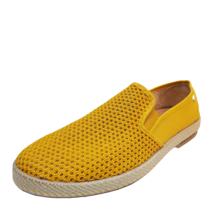 Rivieras Mens Casual Shoes Classic 20  Canvas Mesh Slip On Espadrilles 9M Yellow from Affordable Designer Brands