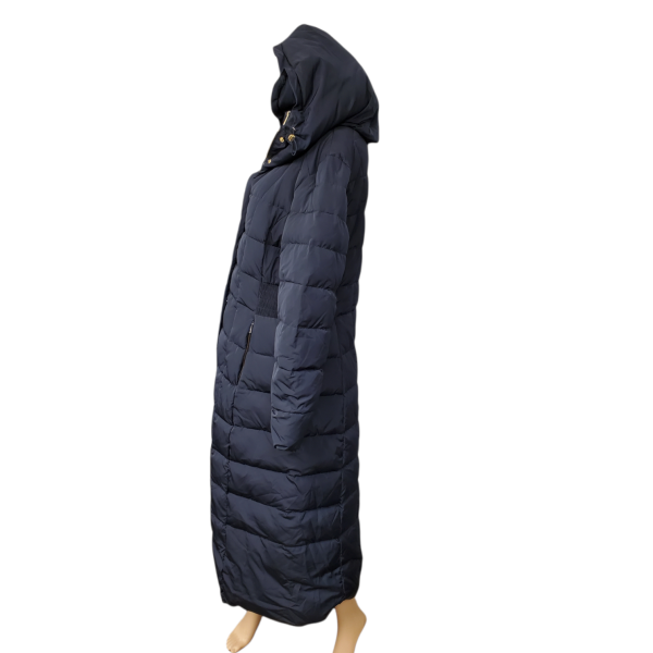 Cole haan hooded on sale down maxi puffer coat