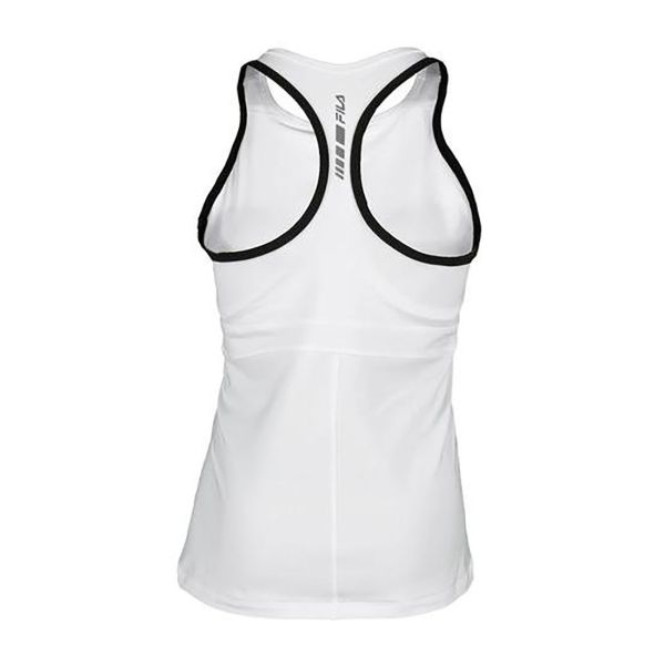Fila Women Platinum Halter Tennis Tank Top White with Black Trim various  sizes