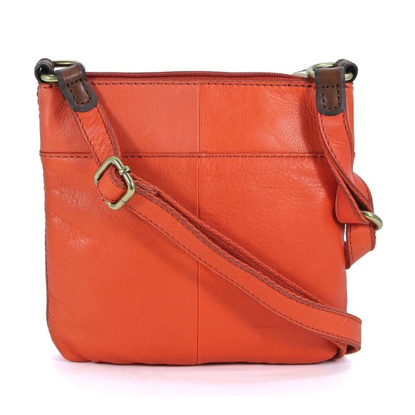 Fossil 2025 orange crossbody