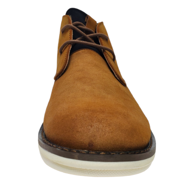 Kenneth Cole Reaction Mens Casino Chukka Boots Tan Navy 10 M Affordable Designer Brands Affordable Designer Brands