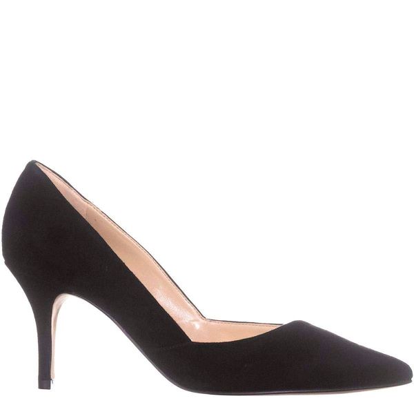 Marc fisher 2024 black suede pumps