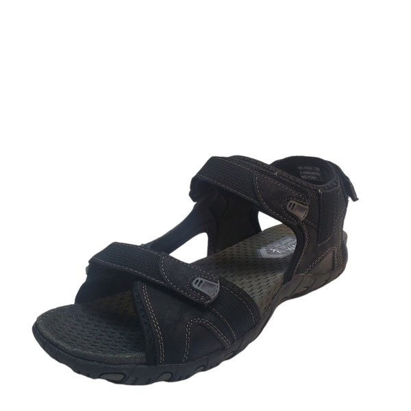 Nunn Bush Men's Shoes Rio Bravo hook and loop Lightweight Sandals 12W Black  Affordable Designer Brands