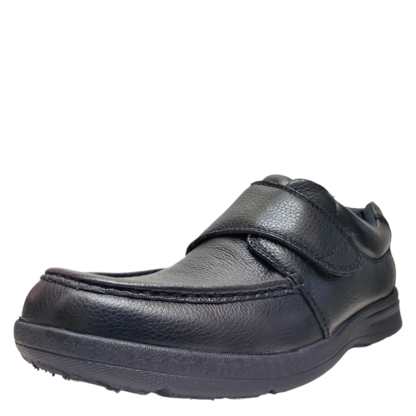 Nunn Bush Mens Cam-Strap Moc-Toe Lightweight Leather Black Tumble 10.5 M US  9.5 UK 43.5 EU Affordable Designer Brands
