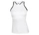 Fila Women Platinum Halter Tennis Tank Top White with Black Trim Large  Affordable Designer Brands