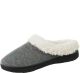 Isotoner Signature Woodlands French Terry Slipper Denim Blue Slippers