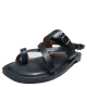 Patricia Nash Womens Fidella Sandals Leather Black 7.5 M from Affordable Designer Brands