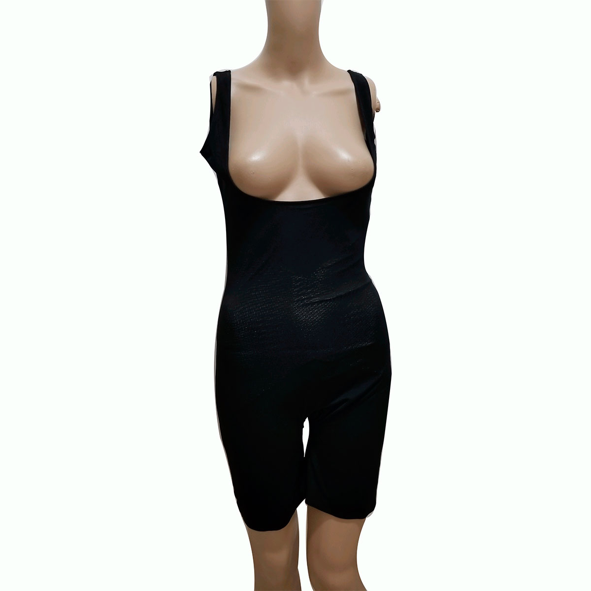 Spanx Star Open Bust Super Firm Control Shaper Lady Luxe Open Bust Mid  Thigh Black Tie 1X